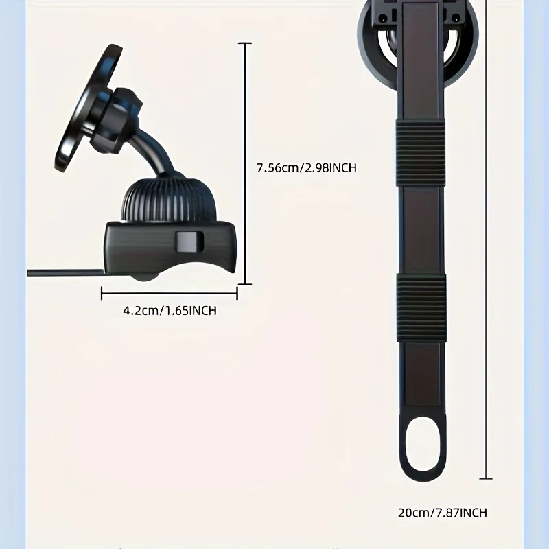 Lenkrad-Magnetischer Handyhalter für iPhone Auto-Halterung Ständer 360° ° Drehbare, klebefreie GPS-Navigationshalterung – Detail 8