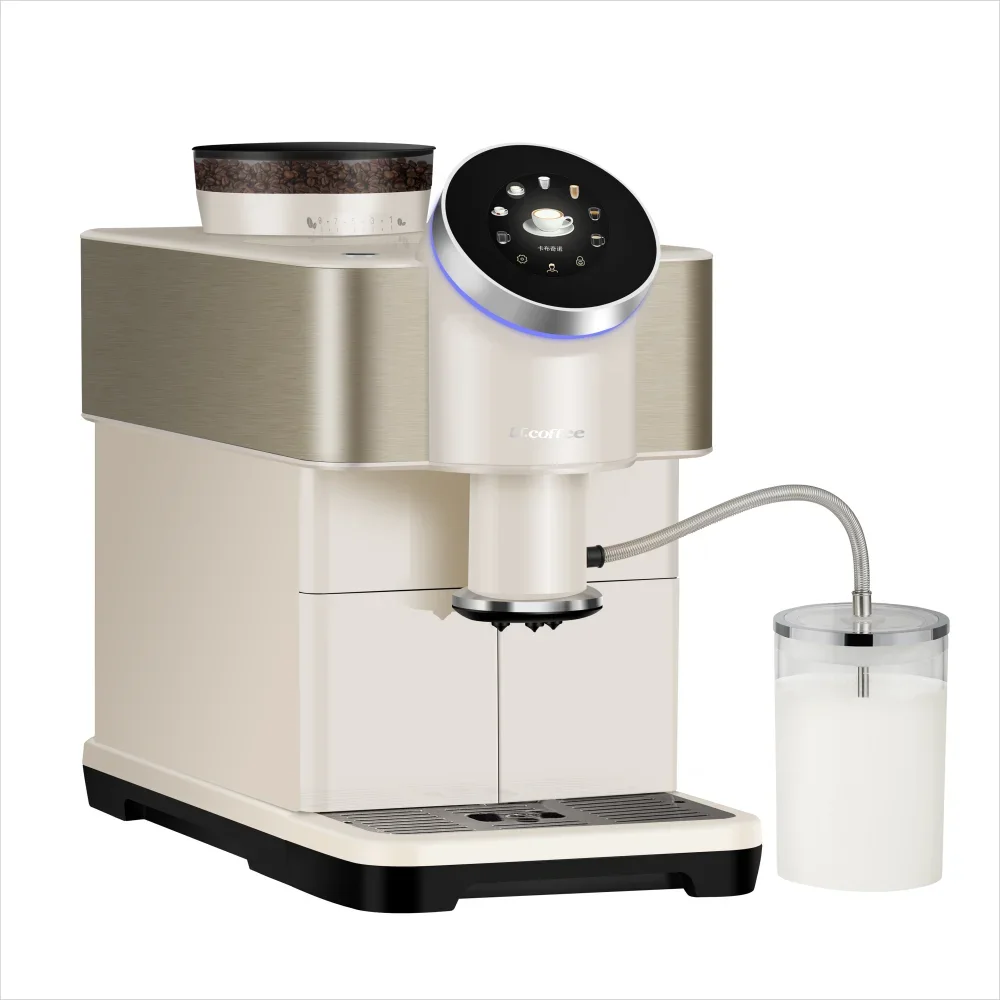 Dr.Coffee H2 White Fully Automatic Bean To Cup Coffe For Home