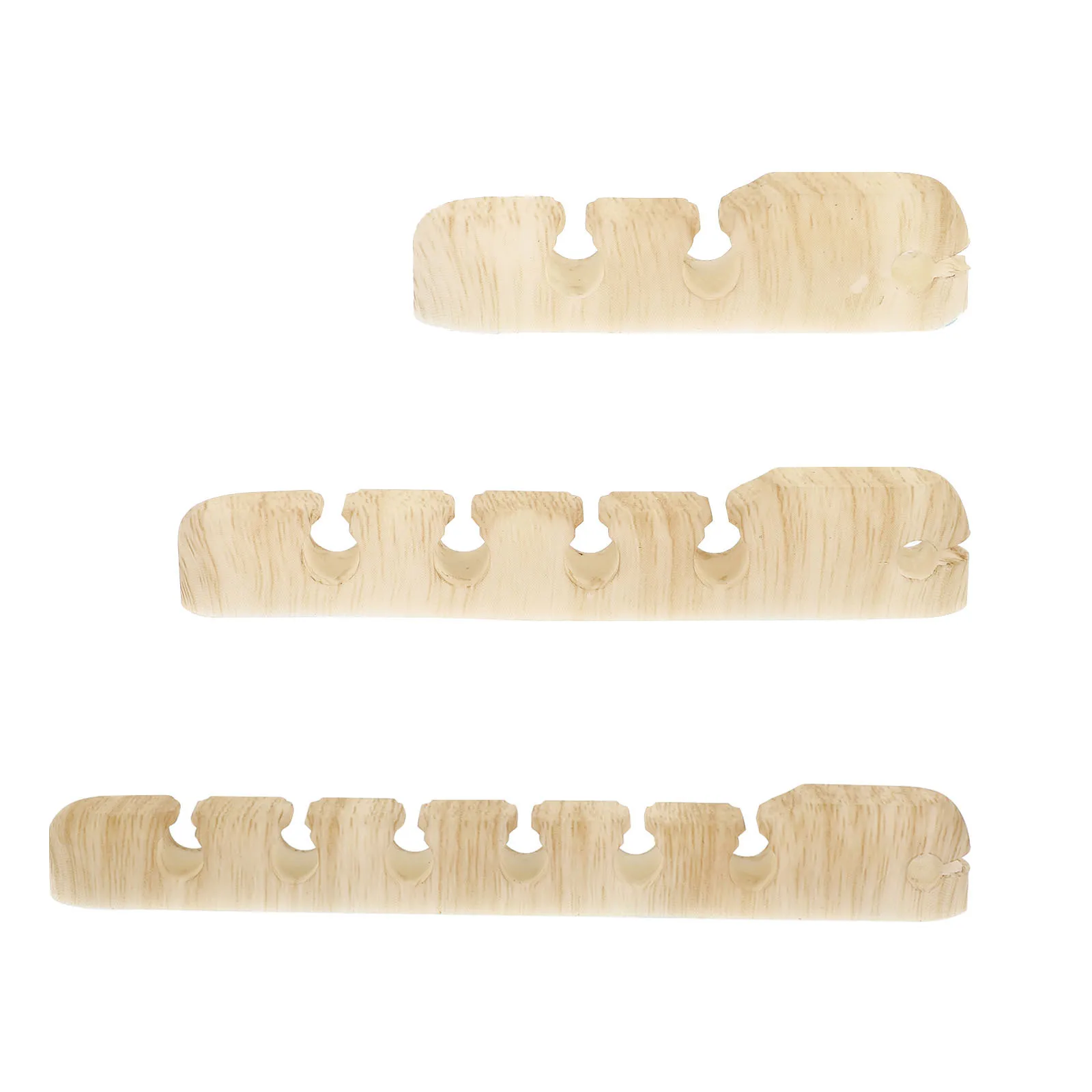 

3pcs Cable Clips Adhesive Desk Cord Organizers For Wire Management Silicone Line Arrangers Home Office Usb Cables