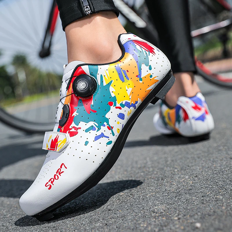 Herren-Fahrradschuhe MTB, Leichte und Langlebige Mountainbike-Schuhe, Geeignet für Outdoor-Bergfahrten, Unisex 37-46 – Detail 37