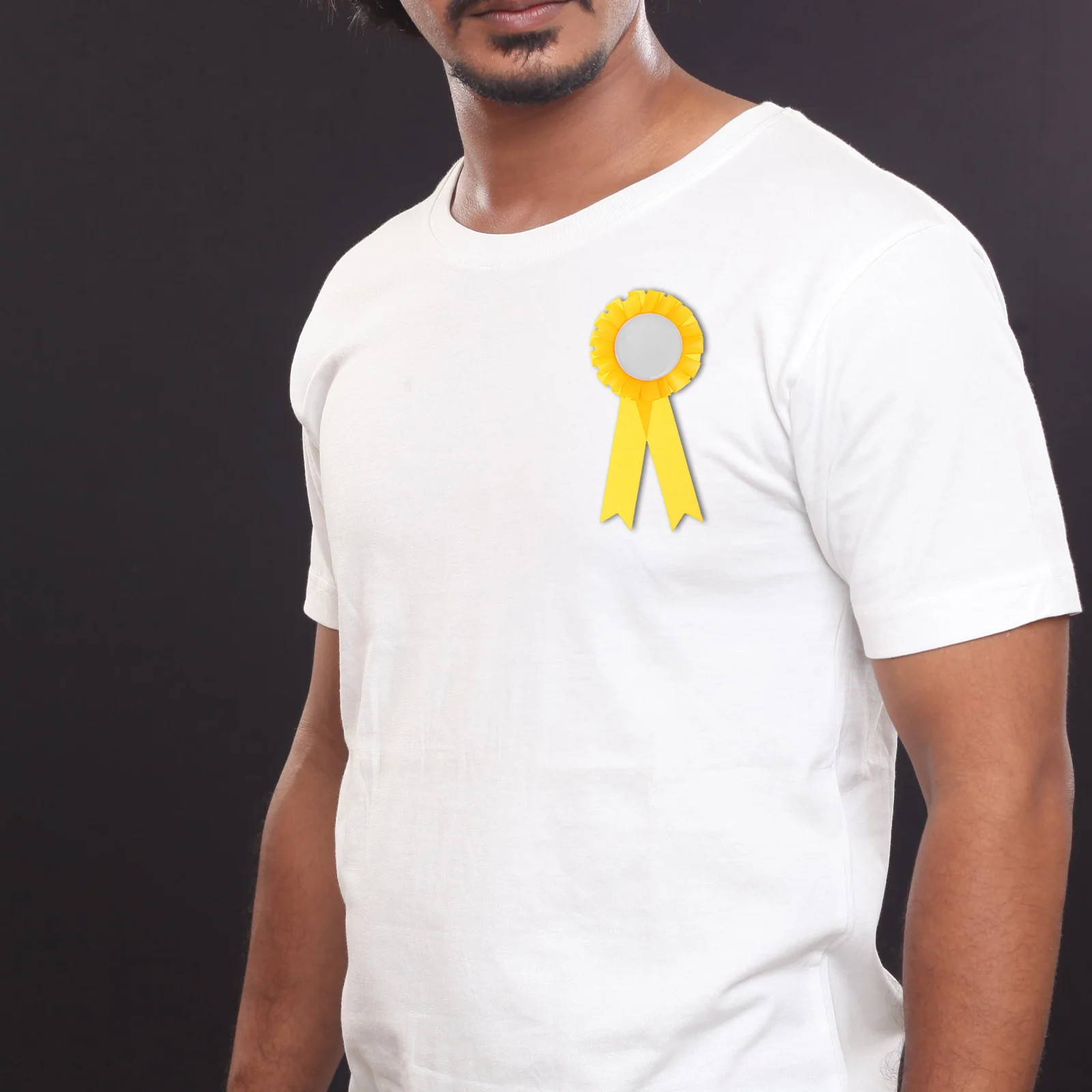 4 قطعة أشرطة روزيت نابضة بالحياة جائزة الاحتفال شارات جوائز عيد ميلاد الهالوين حفلة الشريط دبابيس جائزة فارغة الشريط #5