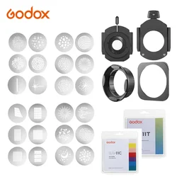 Godox BLP LED Light /BFP Flash Projection Attachment Photography Accessory Gobo  CCT Adjustment Color Effects  Holder Gel Frame