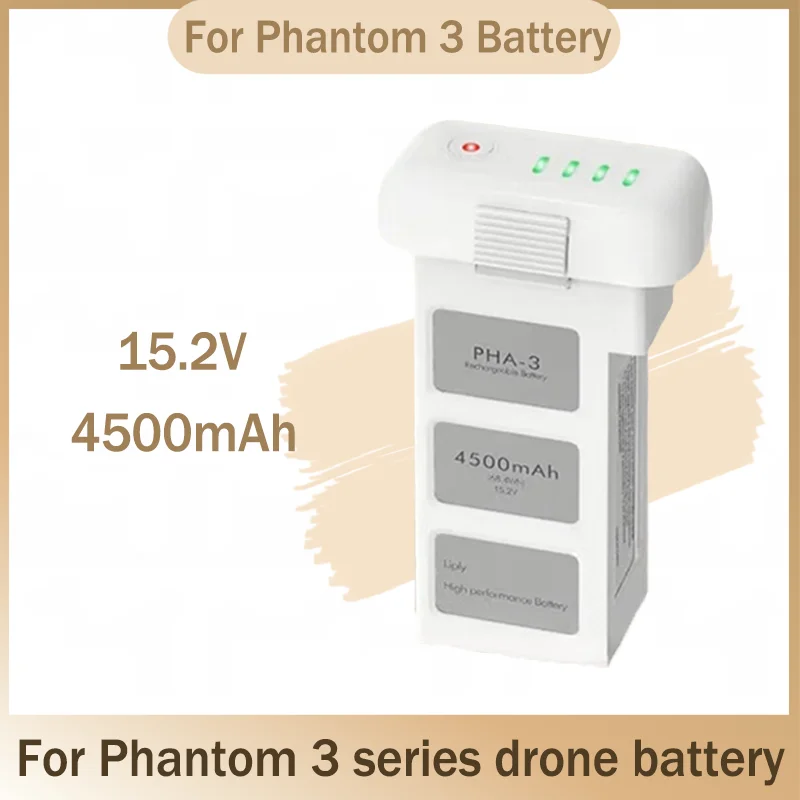 

Аккумулятор для Phantom 3, 15.2В, 4500мАч, большой емкости, для дронов Phantom 3A, 3P, 3S, 3SE, 4K, интеллектуальные аксессуары для полетов