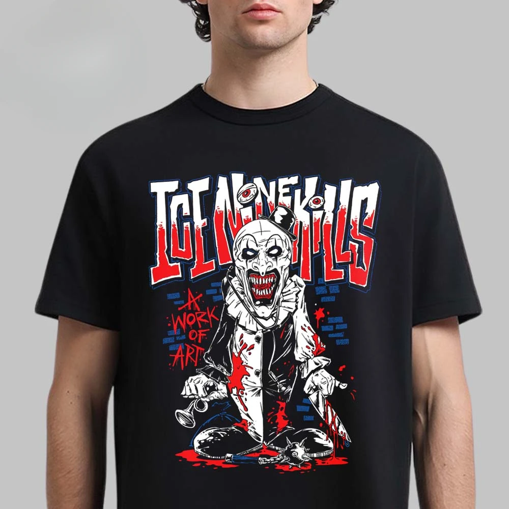 2026 New Ice Nine Kills Cotton Band Shirt Unisex Summer Short Sleeve Fashion Brand Tee Luxury Casual Vintage T-shirt