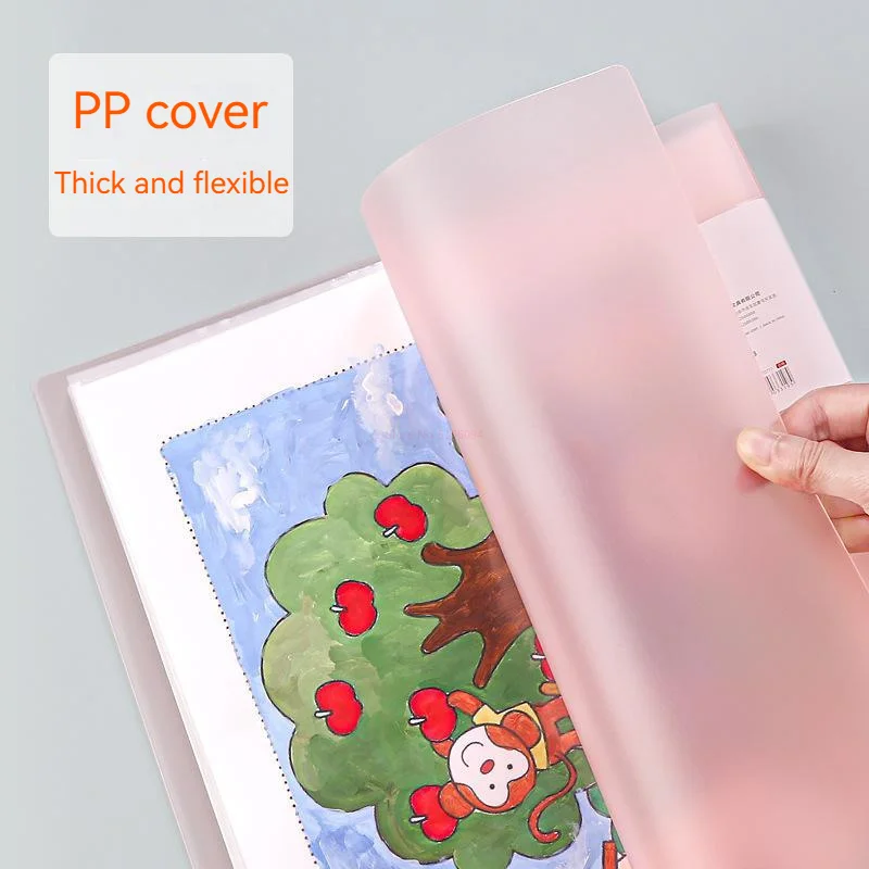 Imagem -04 - File Folder Display Livro Pintura Art Collection 8k Álbum Transparente Informação Childrens Reward Poster Storage 2080pages a3