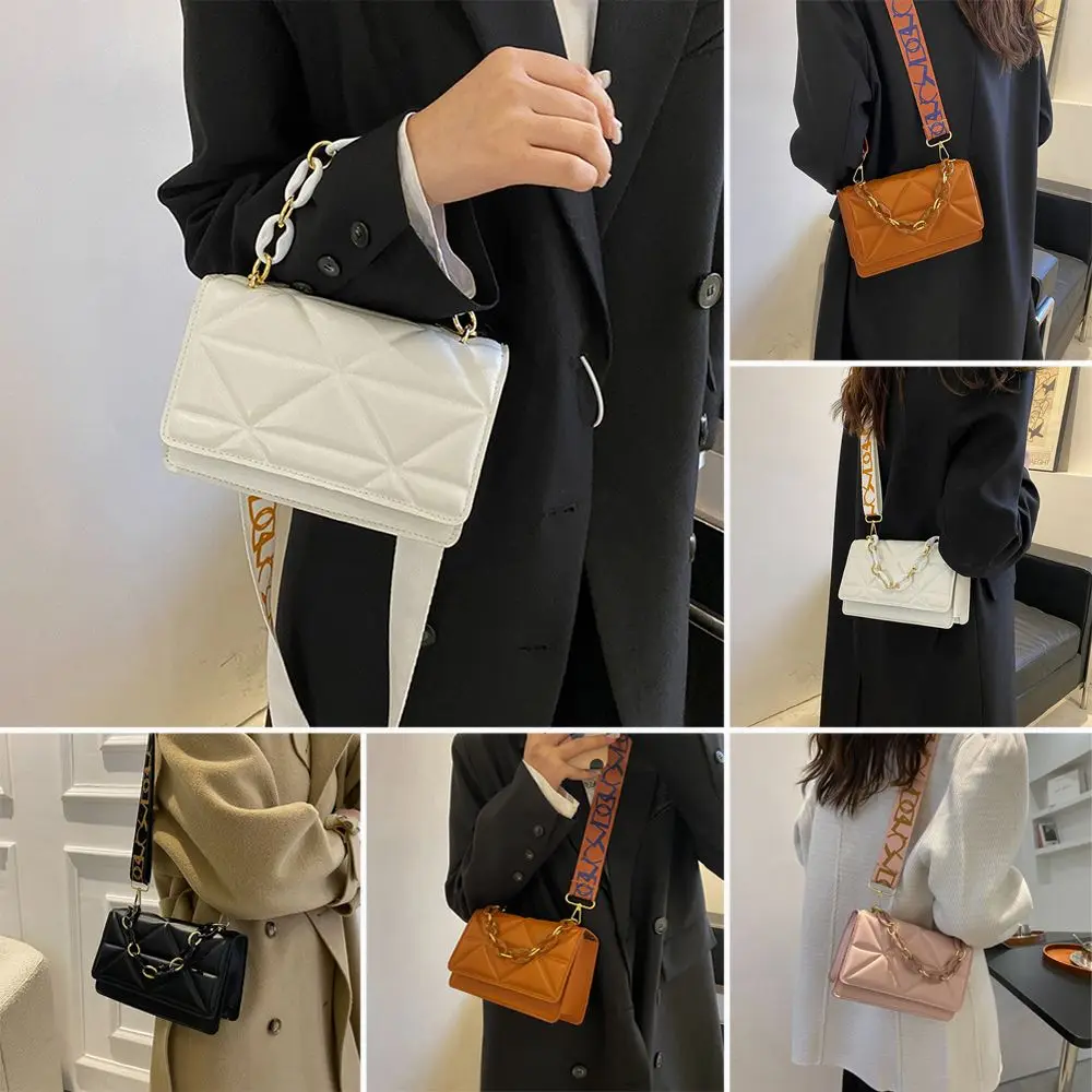 Fashion Women Shoulder Bag Handbags PU Leather Flap Bag Female Large Capacity Casual Crossobdy Clutch