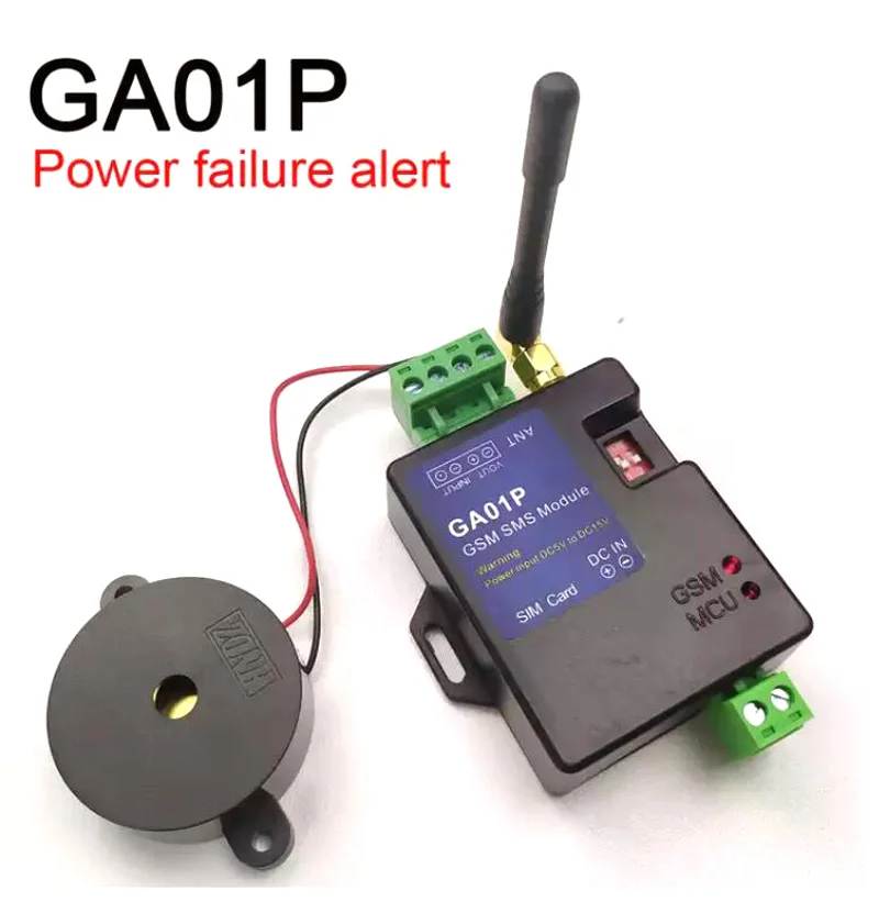 GA01P Economical GSM Power Off Power Failure Alarm with Single Input Mini GSM Alarm Box