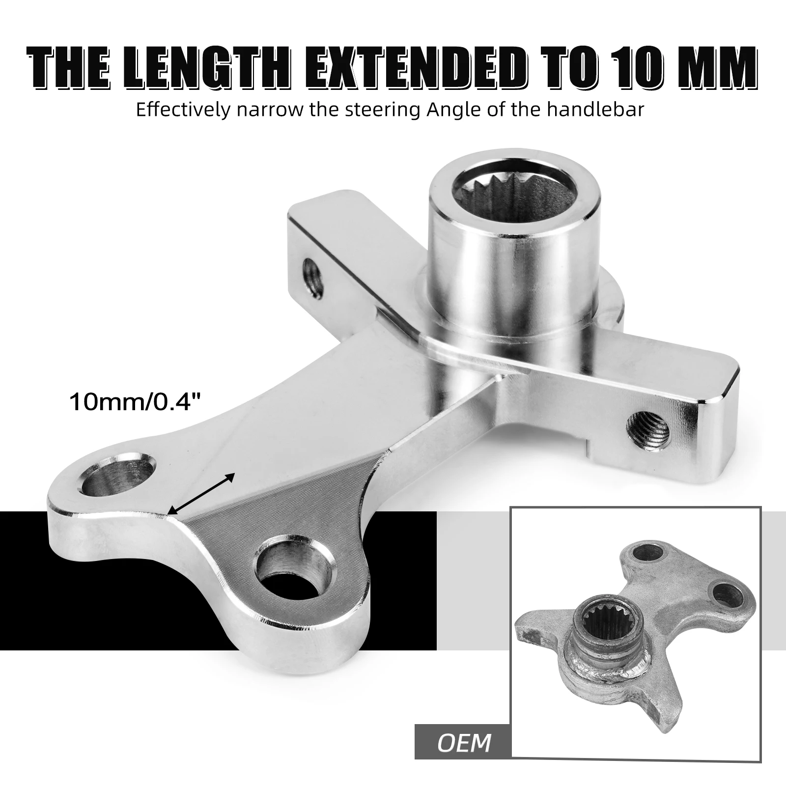 For Yamaha YFZ450R Steering Stem Pitman Arm ATV YFZ450X 18P-23816-00-00 1TD-F3816-00-00 40CrMo Alloy Steel