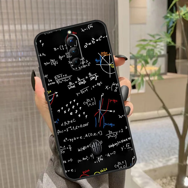 حافظة علمية مضحكة للرياضيات من E mc2 لهاتف ZTE Nubia RedMagic 10 Air 5G 6 7 6S 7S Pro RedMagic 9S 8s 10S 8 9 10 Pro Plus #4