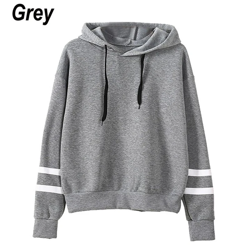 New Fashion Womens Print Hoodies Female Autumn Winter Long Sleeve Hooded Sweatshirts Pullover