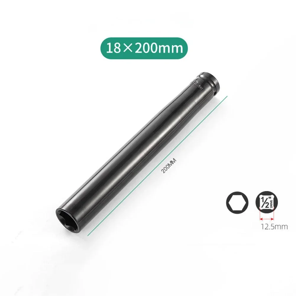 Imagem -03 - Hex Wrench Soquete Cabeça Drive Adapter Overlength Impacto Elétrico Ferramenta Especial 200 Milímetros Impactos Profundos Pol
