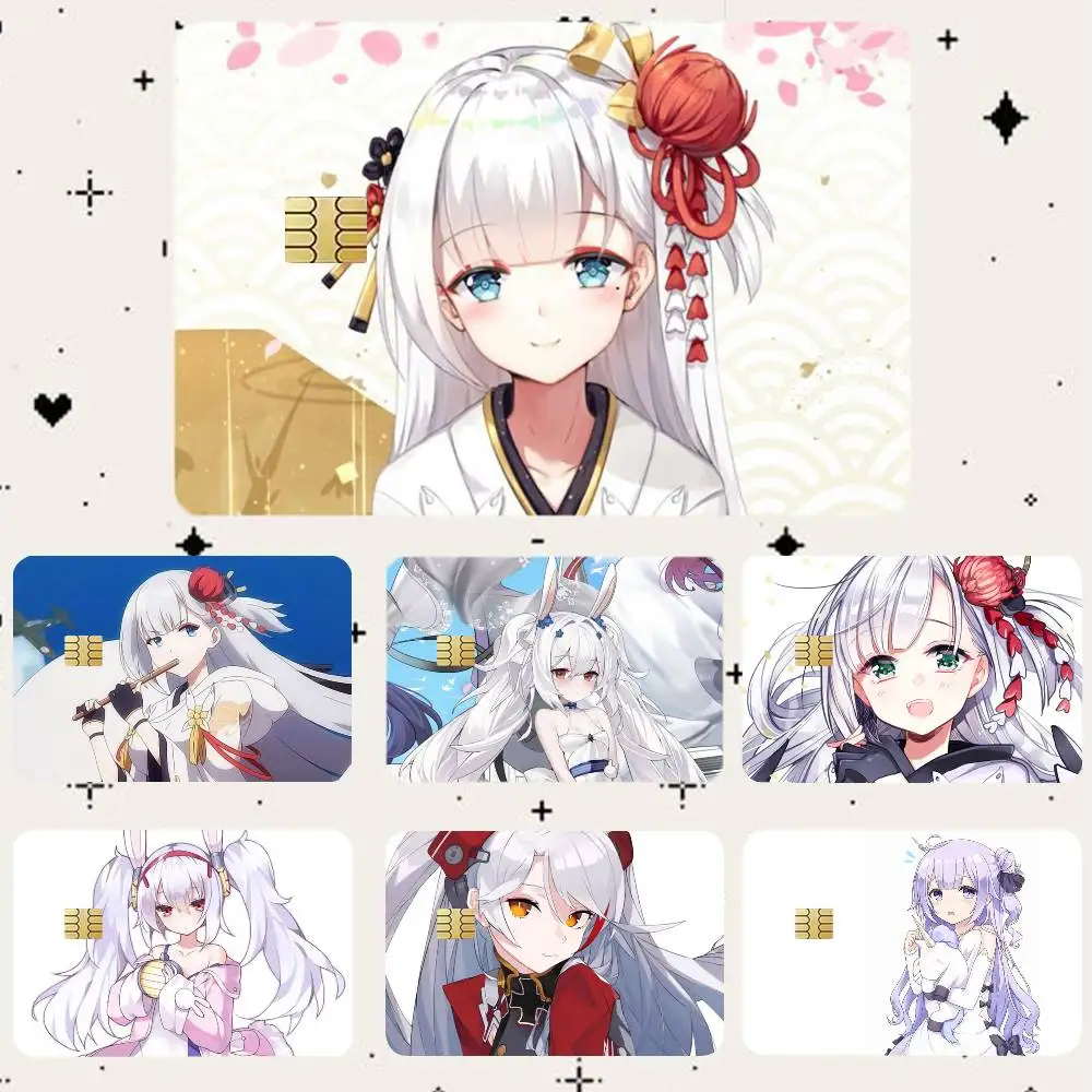 

Azur Lane HD Waterproof Card Skins Protective Stickers for Credit Bank Game Cards