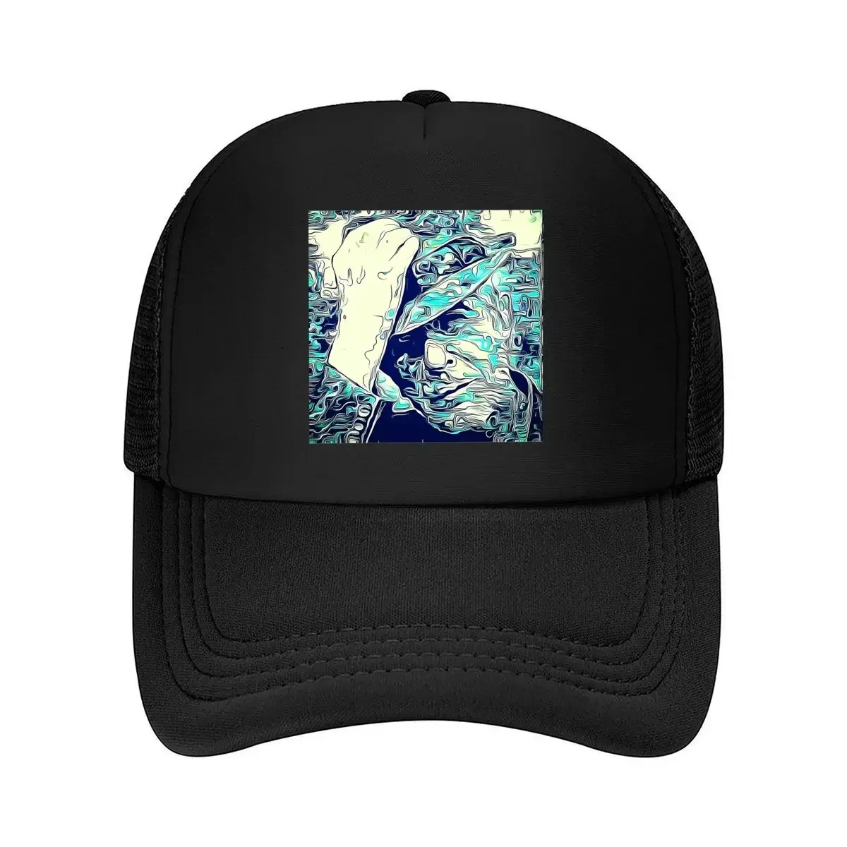 2026 “Van Gogh Wave Art, Reimagined Design” Mesh Baseball Cap