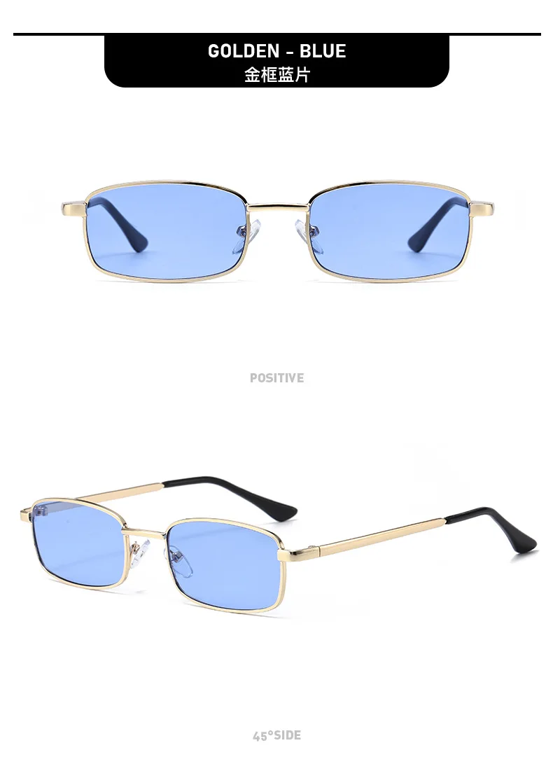 Quadratische Brille mit kleinem Rahmen, UV-Schutz-Sonnenbrille, modisch und vielseitig1008 – Detail 14