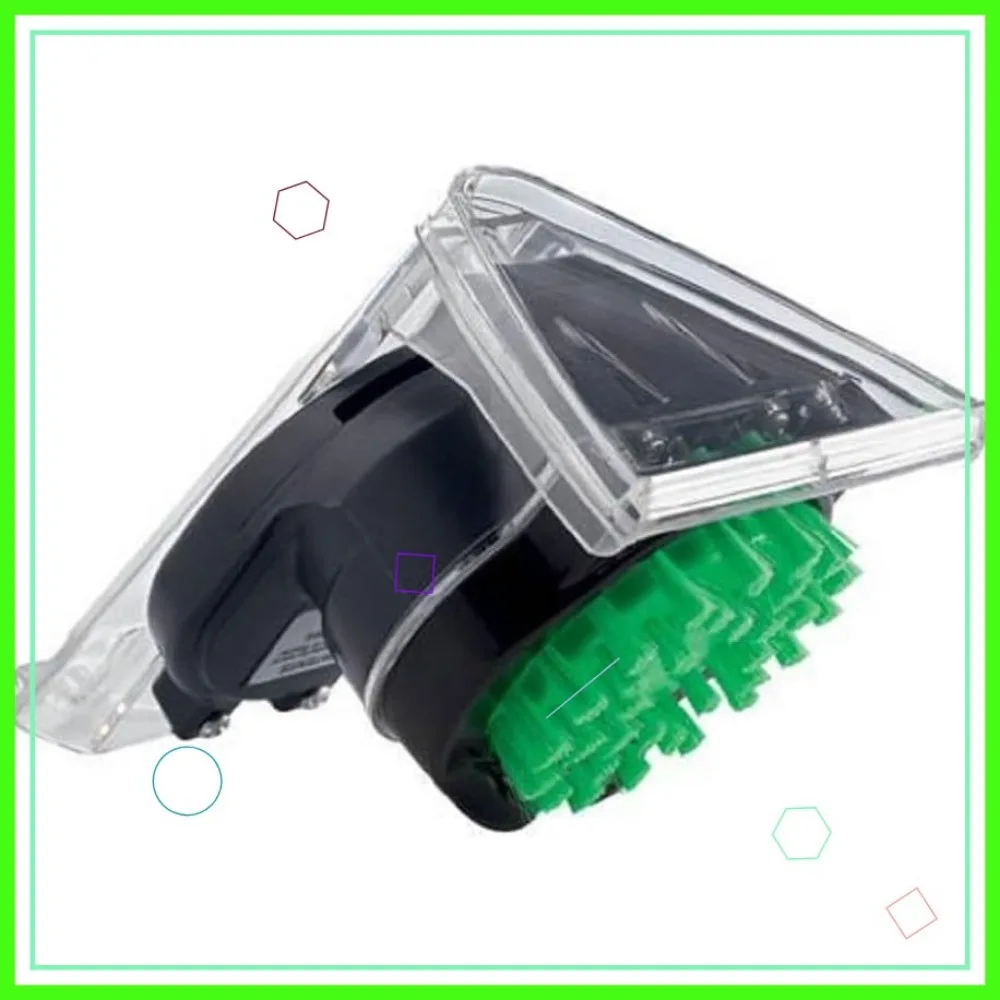 360° Rotating Vacuum Brush Tool for Stains, Upholstery & Stairs - Pet Mess Cleaner Attachment