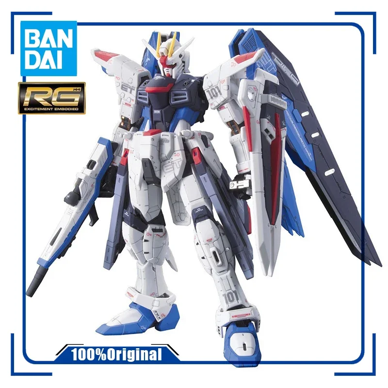 

BANDAI RG 05 1/144 ZGMF-X10A SEED FREEDOM GUNDAM 61614 Assembly Model Action Toy Figures Anime Gift