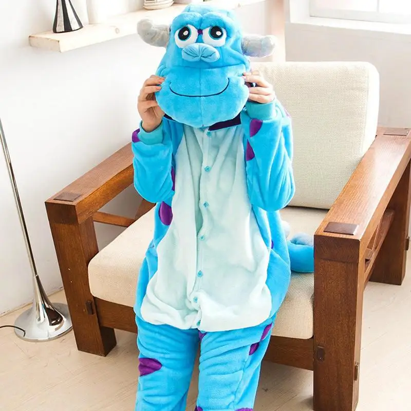 Onesie Costume Unisex Soft Flannel Animal Onesie for Kids Dinosaur Costume for Kids Animal Warm Onesie Pajamas for School Plays