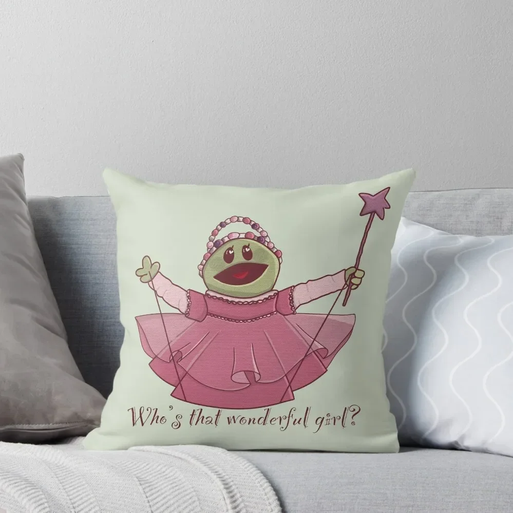 

Nanalan who’s that wonderful girl Throw Pillow Sofa Cover Plaid Sofa Anime Pillow