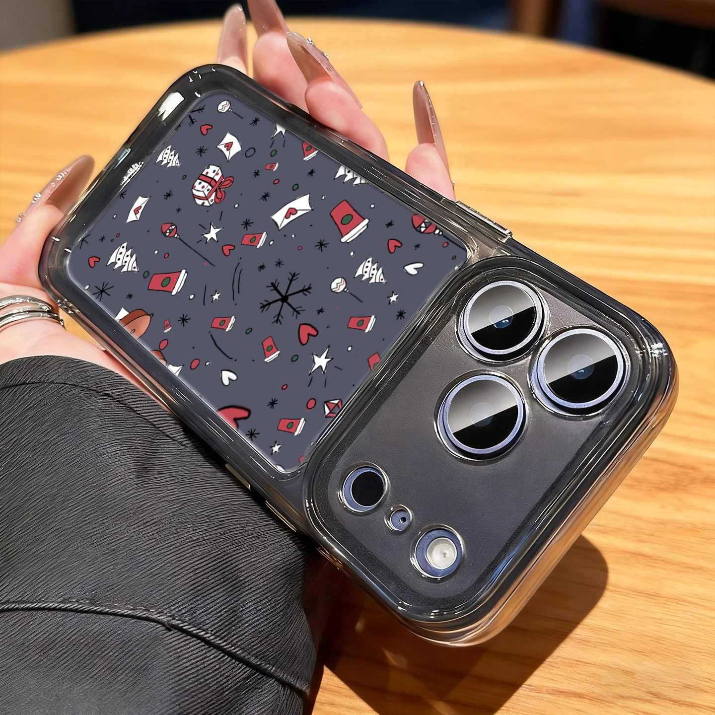 Warm Christmas Candy Gingerbread Phone Case For iPhone 17 16 15 Pro Max 15 14 13 12 XR X XS Max 7 8 Plus Shockproof Clear Cover