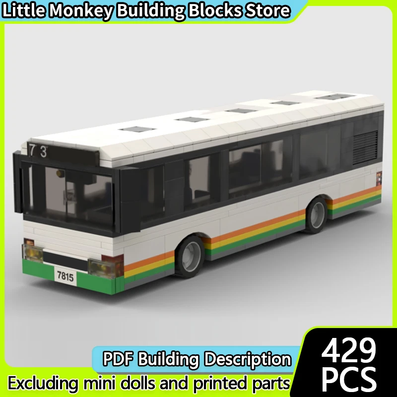 

Модель скоростного гоночного автомобиля MOC, строительные кирпичи, городской пассажирский автобус, модульная технология, детские праздничные подарки, сборные игрушки, костюм