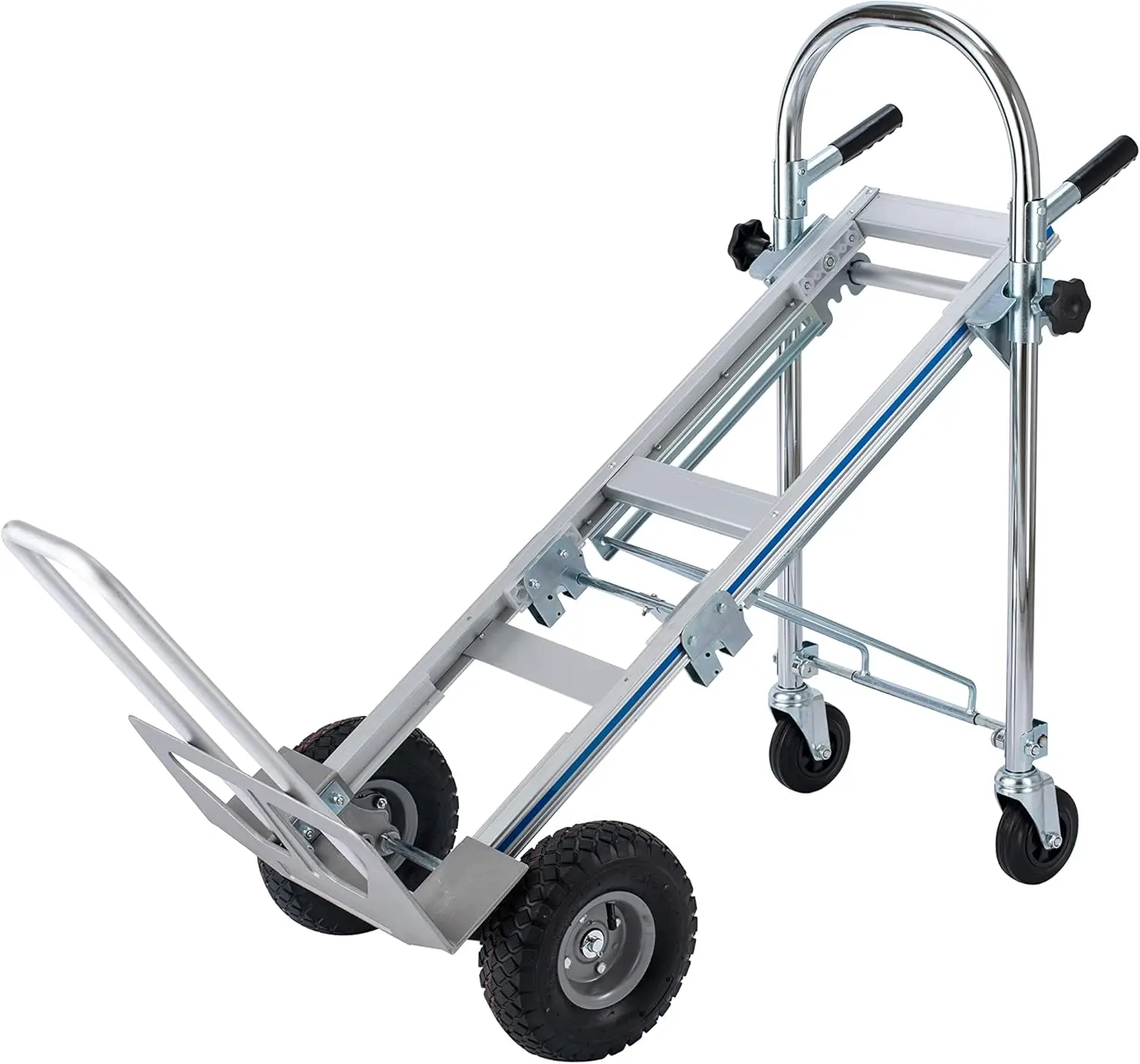 

Convertible Hand Truck Aluminum Heavy Duty 3-in-1 Hand Dolly 770lbs Capacity