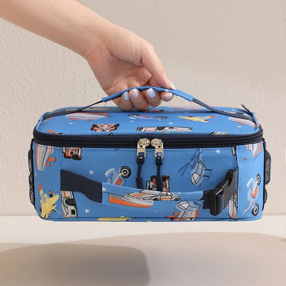 Langlebige Große Kinder-Lunchbox Wasserdichte Auslaufsichere Schüler-Kühltasche Verstärkte Tragbare Tragetasche für Schüler – Detail 11