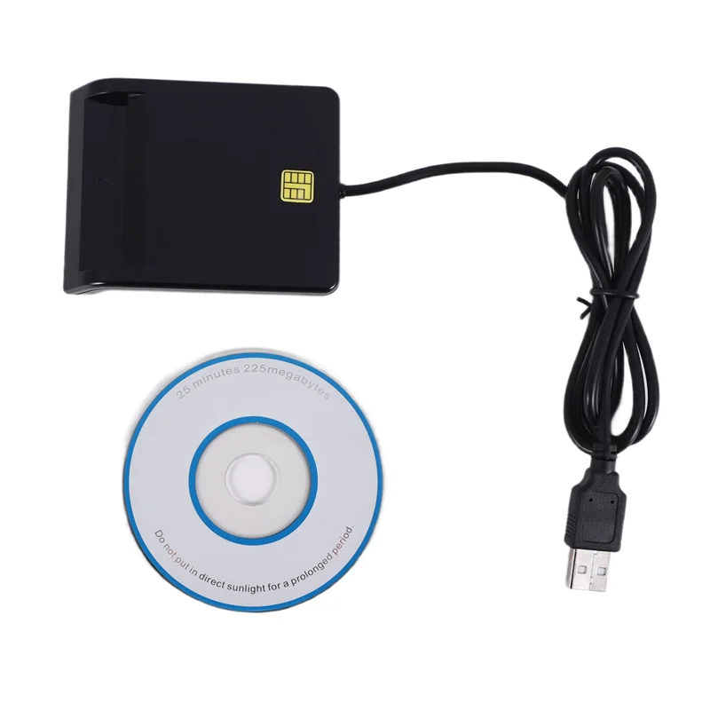 AEE7-Card Reader For Bank Card IC/ID EMV Card Reader High Quality For Windows 7 8 10 For Linux OS USB-CCID ISO 7816