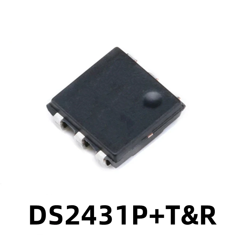 1PCS Original SMD DS2431P+T&R TSOC-6 1-Kbit EEPROM Memory Chip