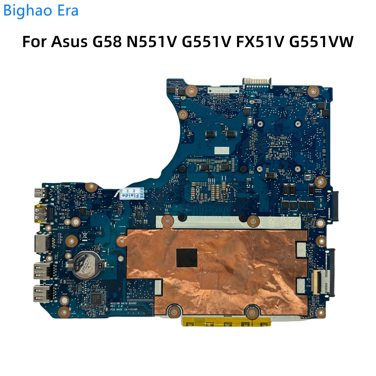 N551VW MAINBOARD For ASUS G58 N551V G551VW FX551V FX51VW Laptop Motherboard With i5-6300HQ i7-6700HQ CPU DIS GTX960M 2GB/4GB-GPU