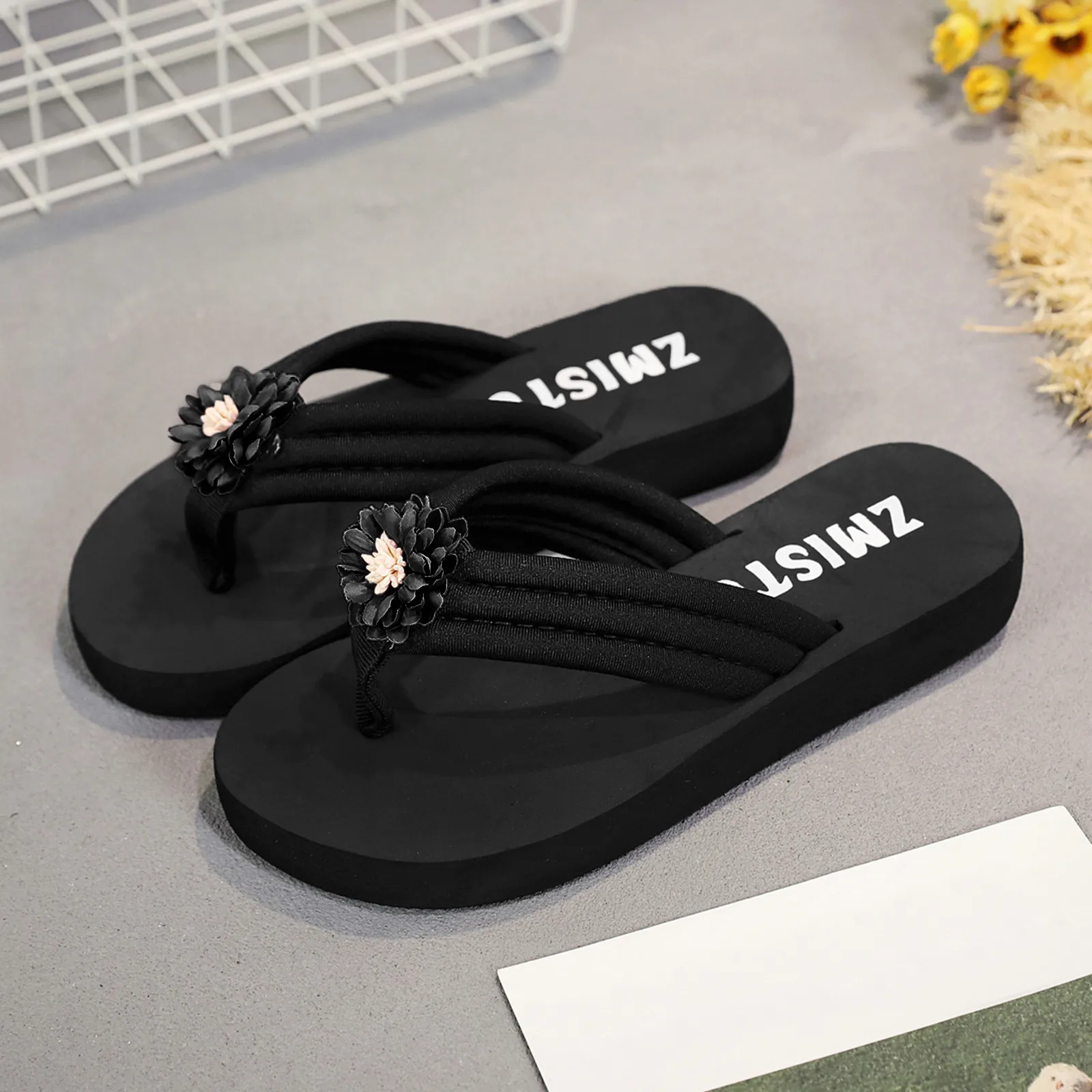 Sandals For Women Sandals Wedge Fashion Clip Sandals Bottomed Toe Clip Summer Women\'S Sandals Toe Women\'S Beach Women\'S туфли