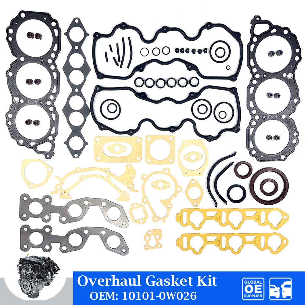 

Engine Overhaul Gasket Kit For Nissan VG33 Pathfinder Xterra Infiniti QX4 3.3L VG33E VG33ER Auto Car Accessories 10101-0W026
