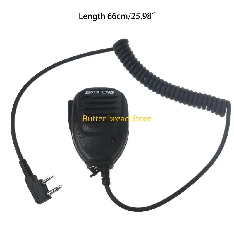 W89C Water Waterproof 2 pin altador micrófono Walkie Talkie para UV-5R BF-888S UV-5RC UV-5RE V85 Radios vías