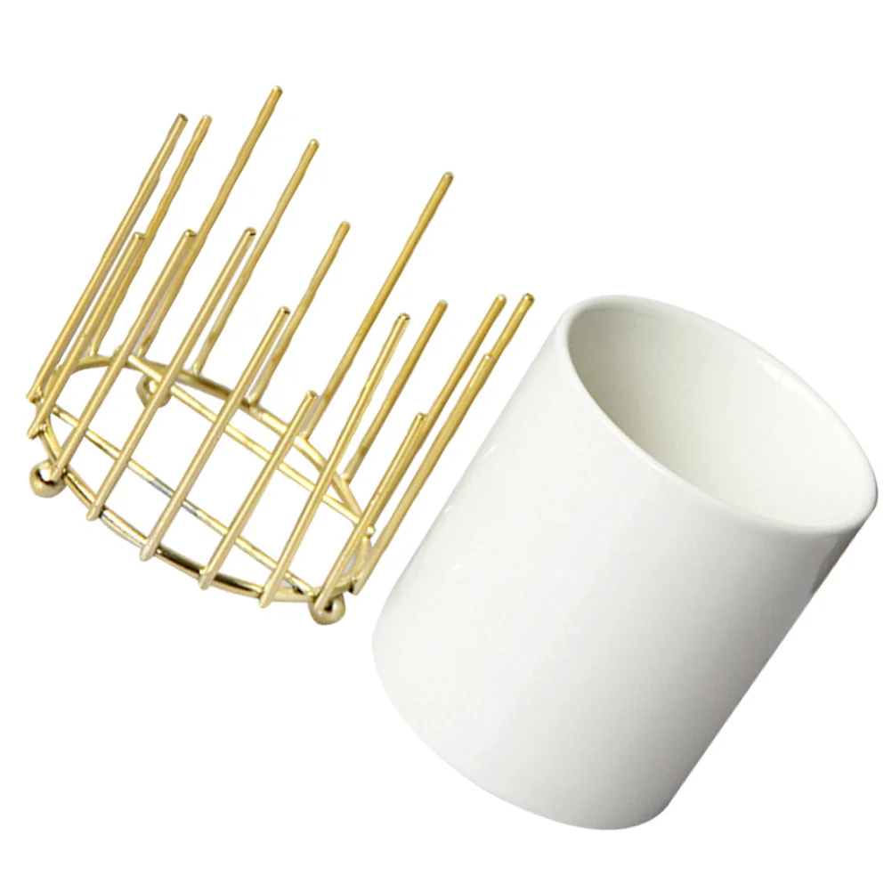 

Ceramic Chopstick Holder for Kitchen Utensil Storage Spoon Cutlery Organizer Tabletop Display Rack Space-Saving Utensil