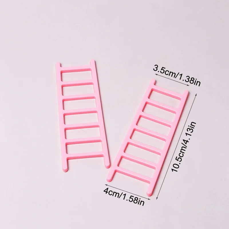 

{2025G} 5 pcs Colorful Mini Plastic Ladder Cake Decoration Furniture Decoration Birthday Party Cake Decoration Supplies