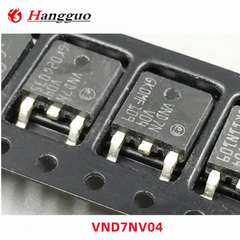 50pcs/lot VND7NV04 VND7N V04 TO252 D2PAK Automotive Smd Transistor Circuit protection smart switch large chip