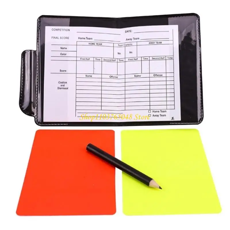 

R53E Referee Card Set Set Redness and Yellow Card для волейбольного футбольного оборудования рефери