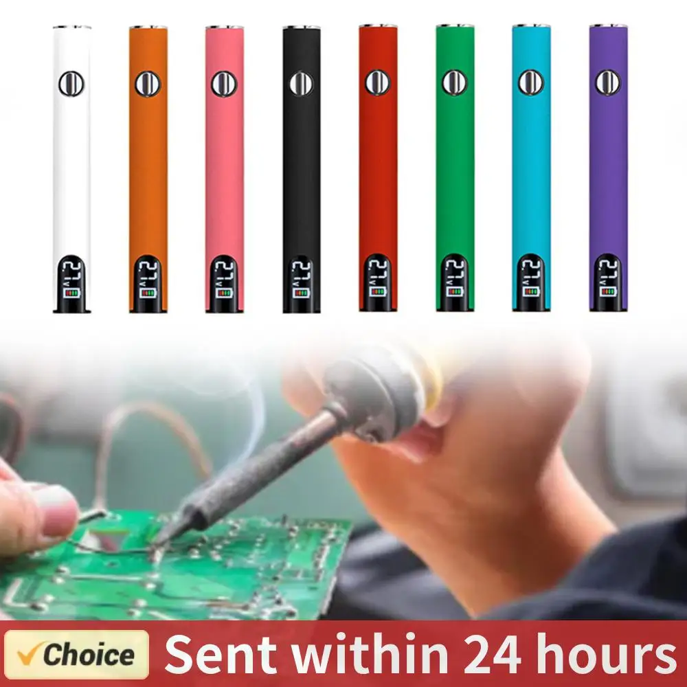 

510 Thread Battery Cart Pen Adjustable Voltage Portable Electric Soldering Iron Smart Power Tool with USB Charger Cable