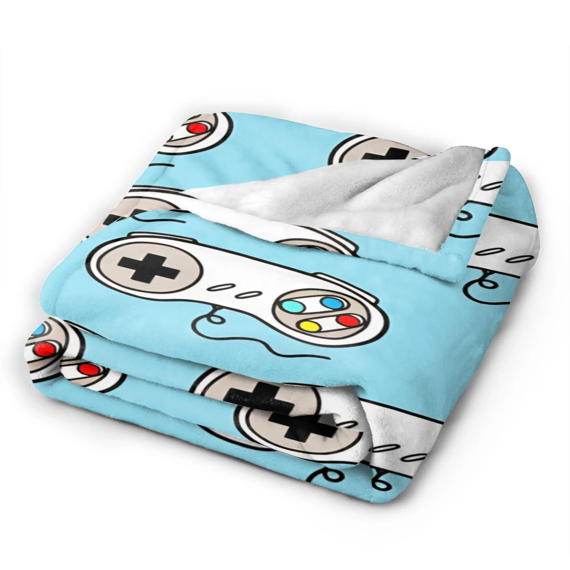 The Evolution of Video Game Blankets  Warm Street Trend Plush Bedding Throws For Child Couch Bed Flannel Bedspread Bed Cover
