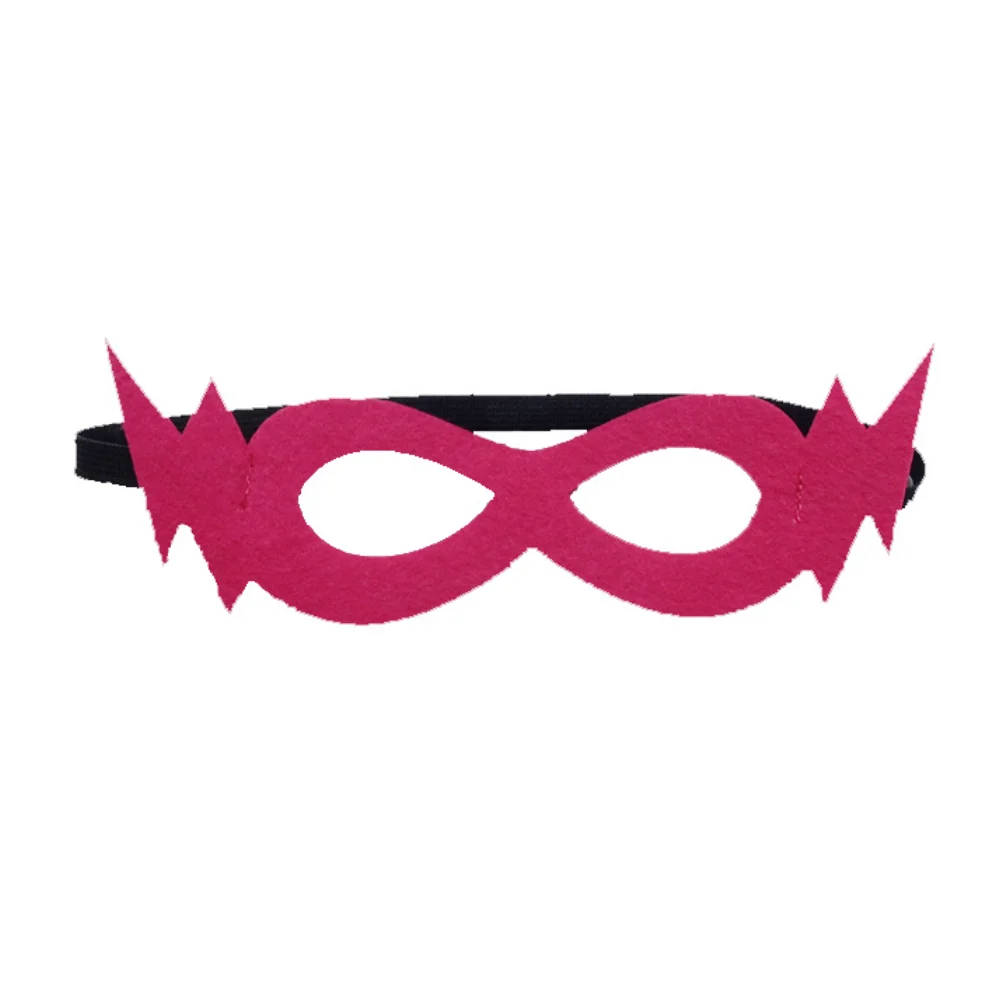 부모-자녀 놀이 소품용 할로윈 쿼드레이트 펠트 아이 마스크, 성인 어린이 가장 무도회 미스터리 코스프레 액세서리, 10 개/로트