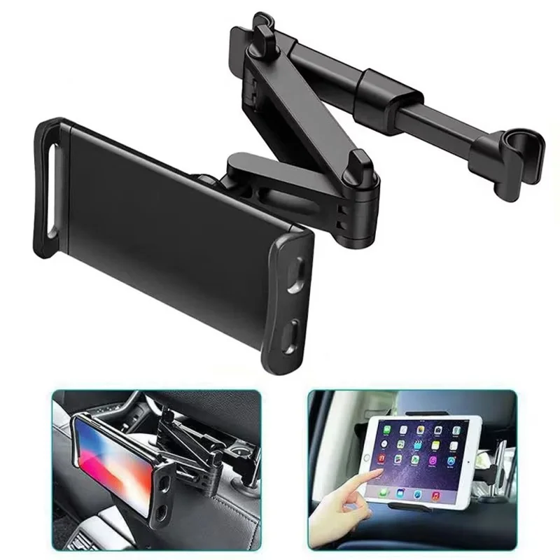 

Универсальный кронштейн для подголовника автомобиля с поворотом на 360 градусов, телескопический держатель для мобильного телефона и планшета, подходит для iPad, iPhone, Xiaomi, Huawei