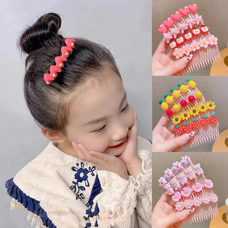 Pinzas para el pelo Kawaii para niña, accesorio para el pelo con diseño de dibujos animados