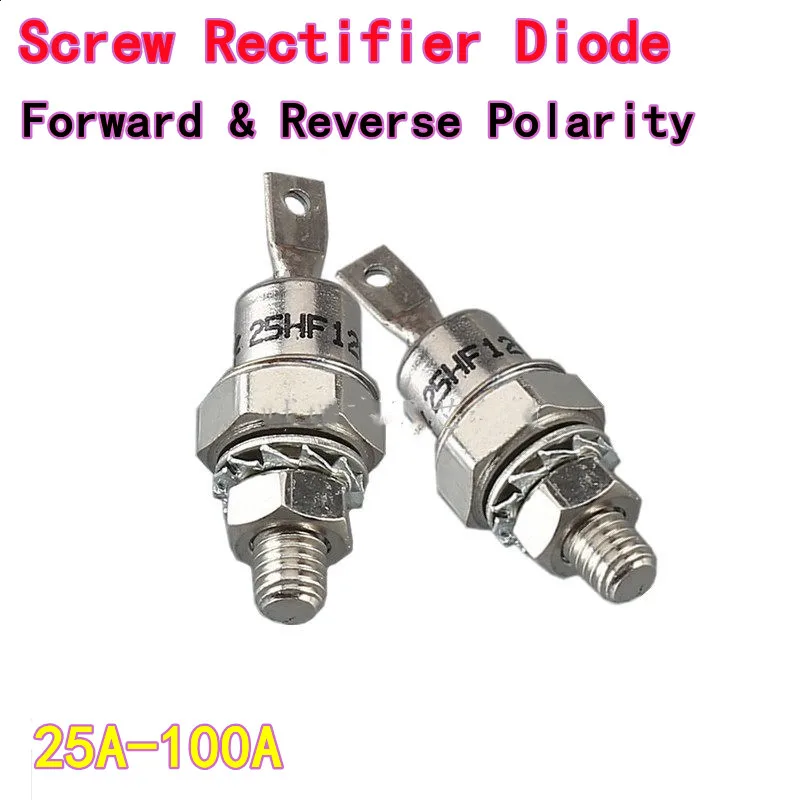 5pcs 25HF120 40HF 70HF/100HFR120 Screw Rectifier Diode, Forward & Reverse Polarity 40HFR120  40HF120 50HFR120  70HFR120  85HF120