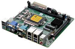 Industrial embedded Z77 B75 Mini ITX motherboard support LGA1155 Intel Core i3/i5/i7 Pentium 22nm/32nm CPU with 10*USB/6*COM
