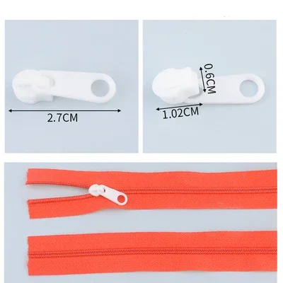 10M Meetee 3# Nylon Zipper Coil with Zips Head Color Open-End Zippers for Bags Clothes Repair Kit DIY Garment Sewing Accessories