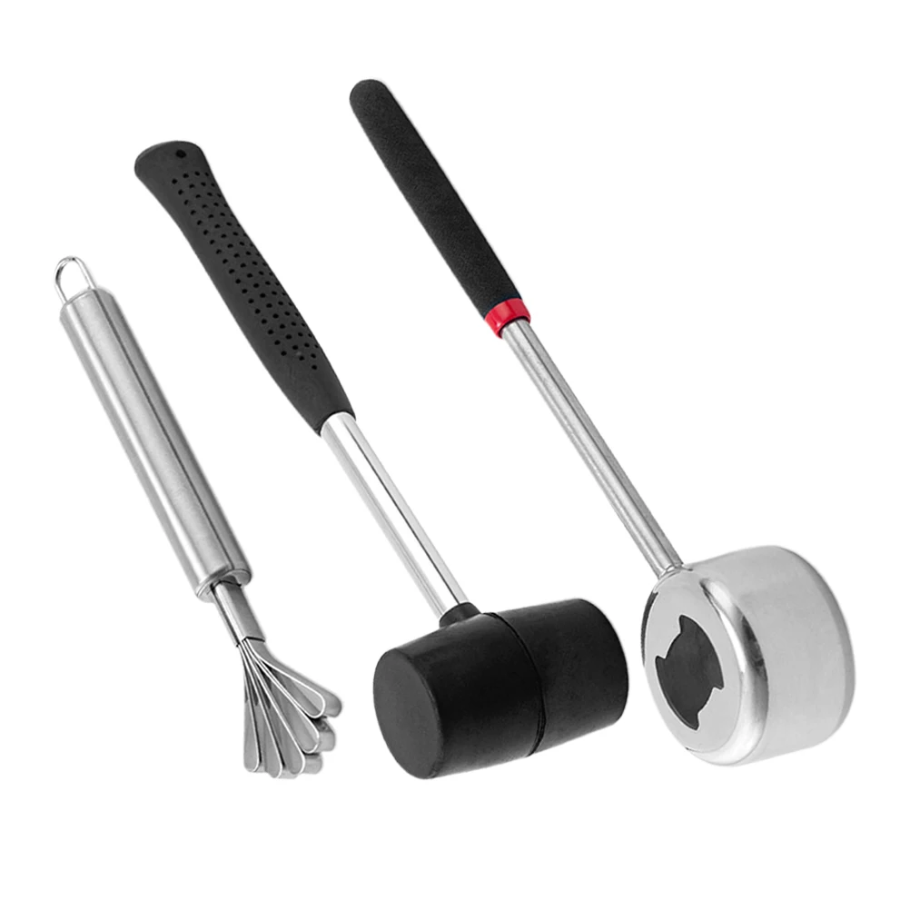 

Coconut Opener Tools Set Coconut Meat Scraper Slicer Punch Tool Shell Opener Kit Coconuts Supplies Kitchen Bar Use