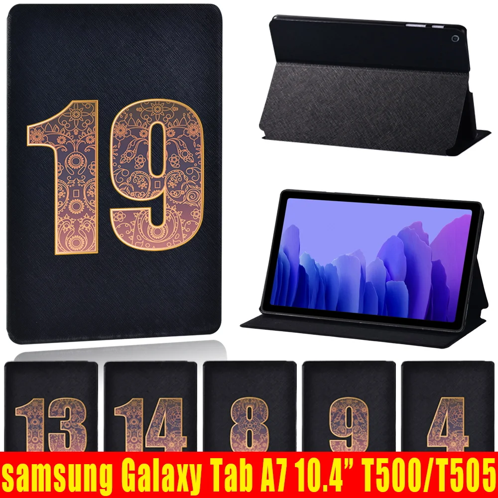 

Tablet Case for Samsung Galaxy Tab A7 10.4 Inch 2020 T500/T505 Leather Folding Stand Tablet Cover for Tab A7 Lite T220 T225 8.7"