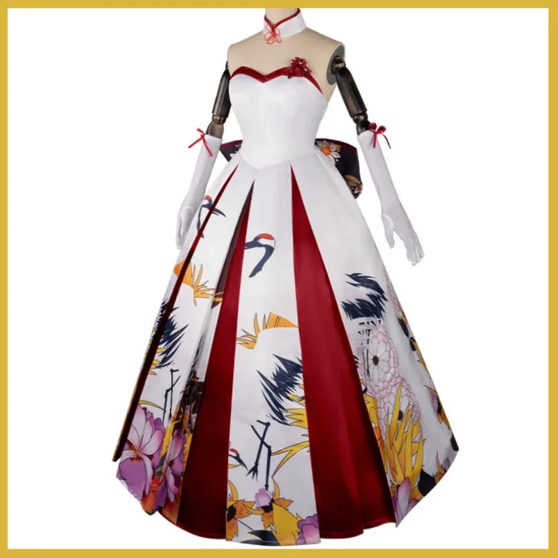 Игра Fate Stay Night Saber Altria Pendragon Косплей Костюм Парик Вечернее платье в китайском стиле Женские сексуальные карнавальные костюмы для вечеринок; 3'v,