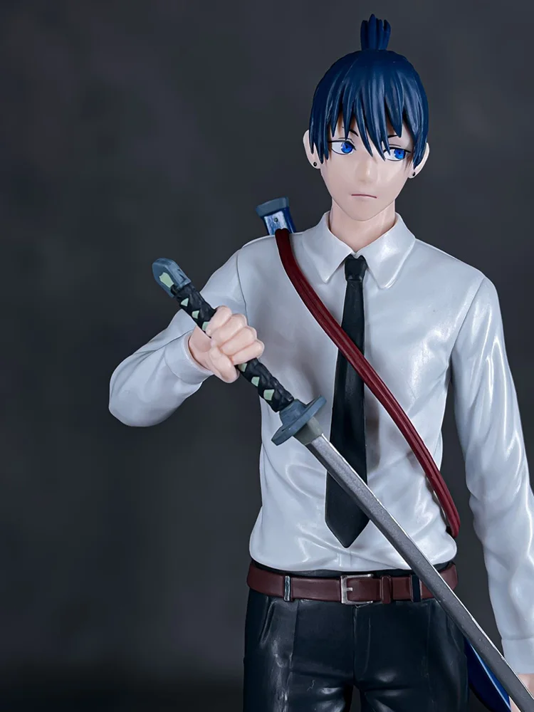 オリジナルバンダイナムコバンプレストチェーンソーマン振動星早川アキ Pvc デスクトップ装飾フィギュアモデルコレクターおもちゃギフト