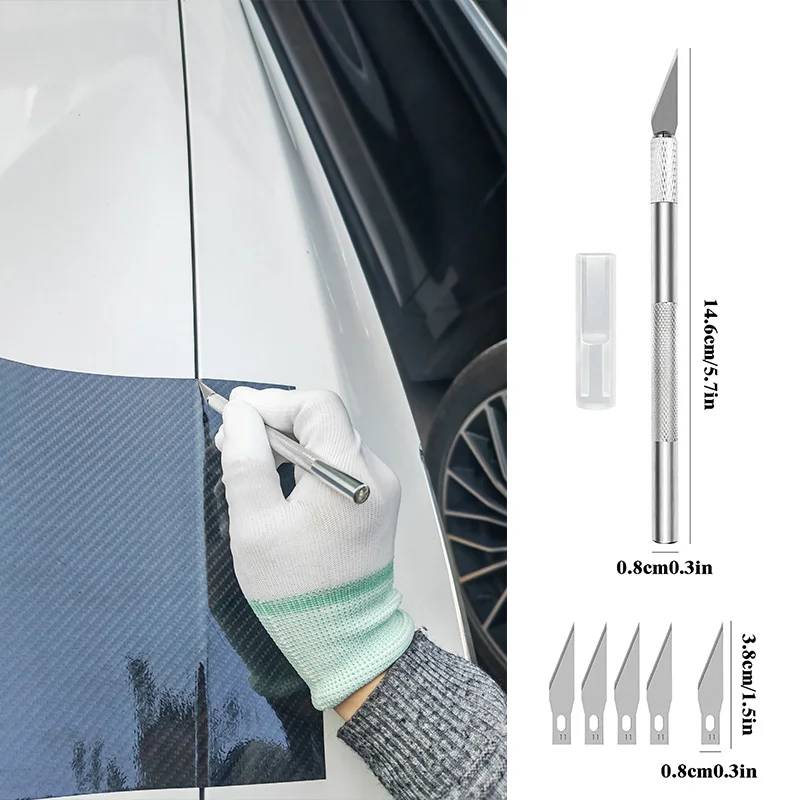 19Pcs/10Pcs Car Wrapping Vinyl Tool Kit Window Film Tint Tools Car Wrap Sticks Edge Trimming Squeegee Tinting Felt Edge Squeegee