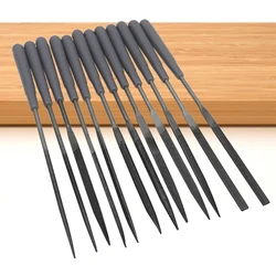 12Pcs 160mm Diamond Needle File Set for Jewelry Metal Wood Ceramic Glass Stone Craft Sharping Working Hand Carving Tool KXRE